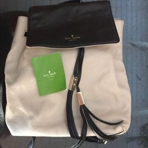 Original leather Kate Spade backpack